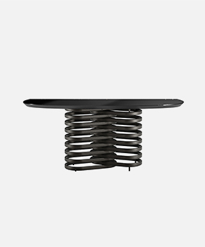 ROTOLO CONSOLE glass top