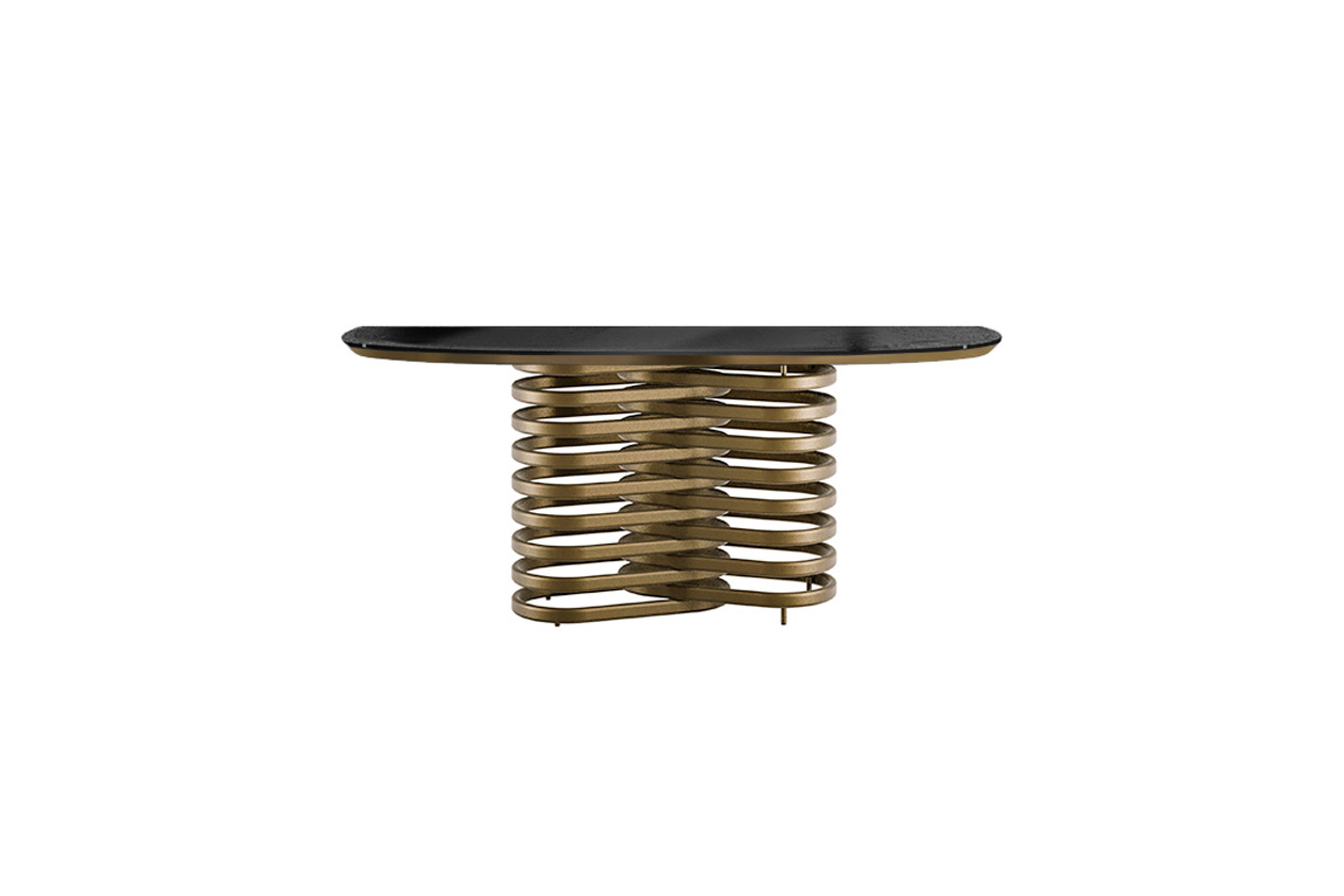 ROTOLO CONSOLE glass top