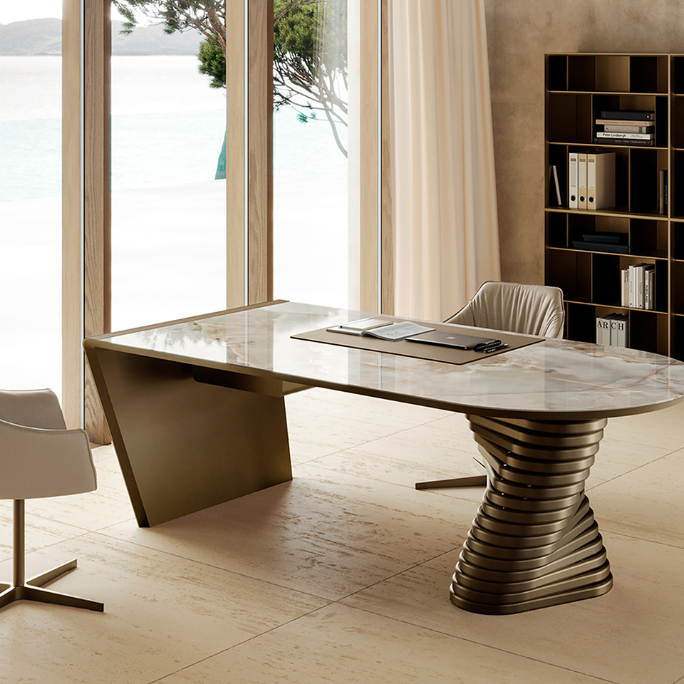 ROTOLO DESK ceramic top