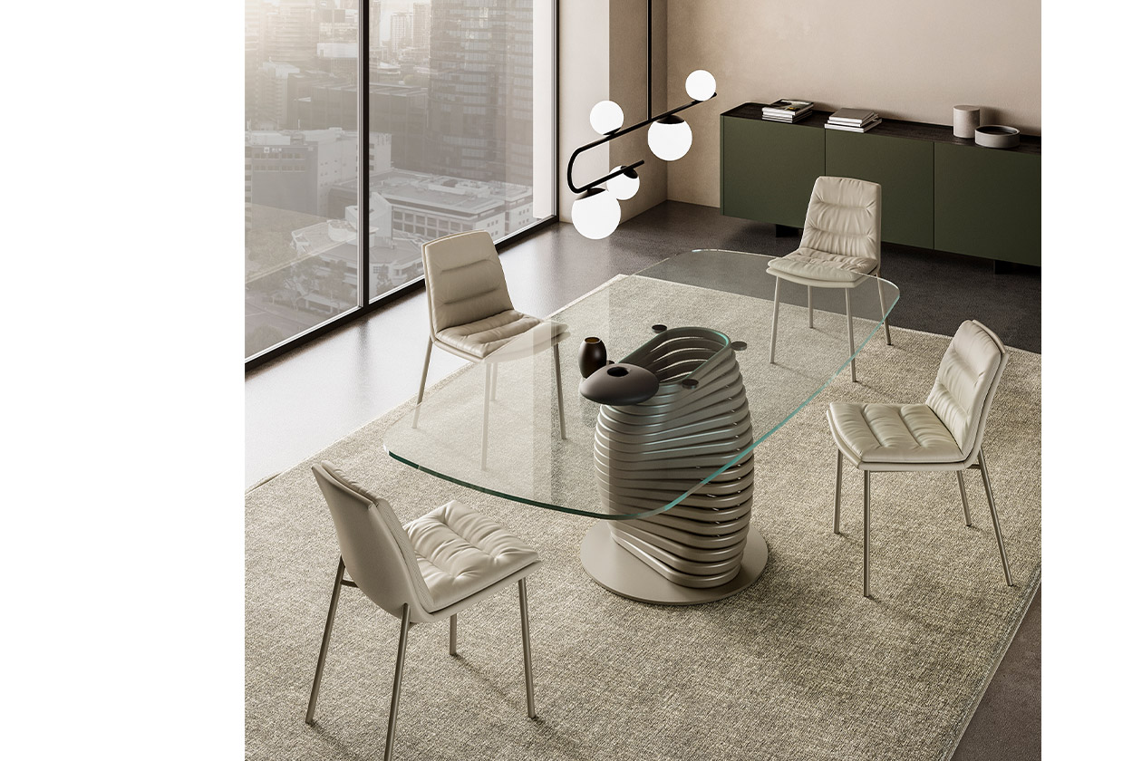 ROTOLO glass top