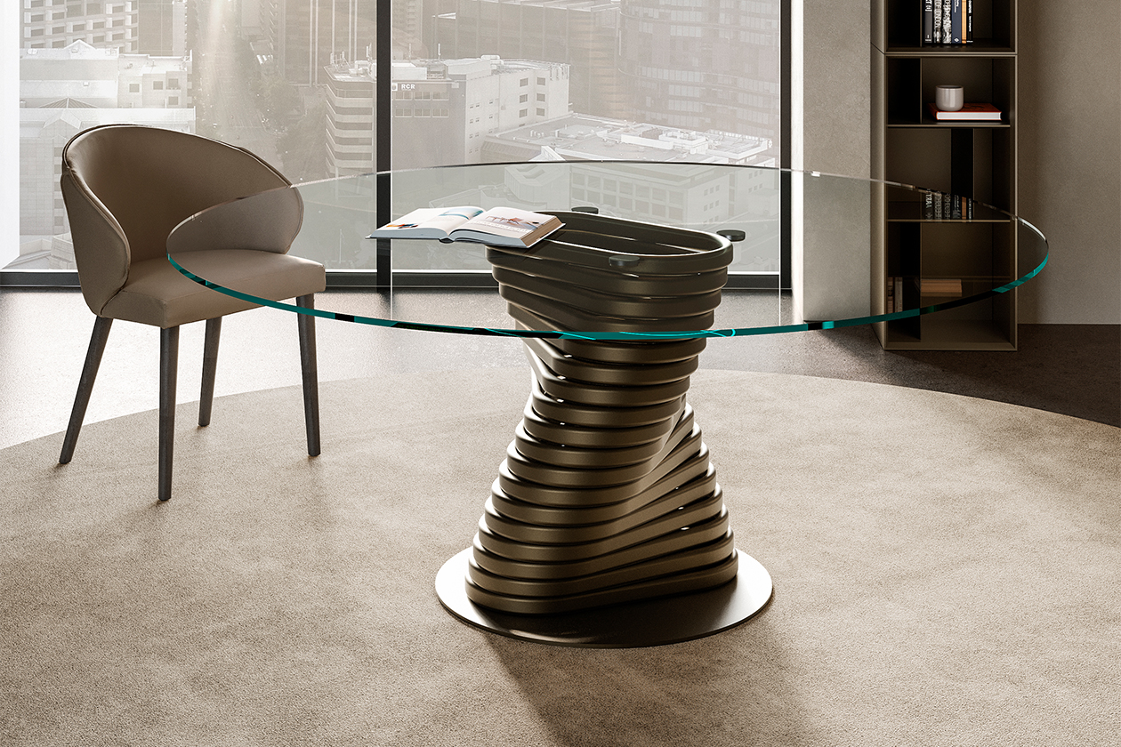 ROTOLO glass top