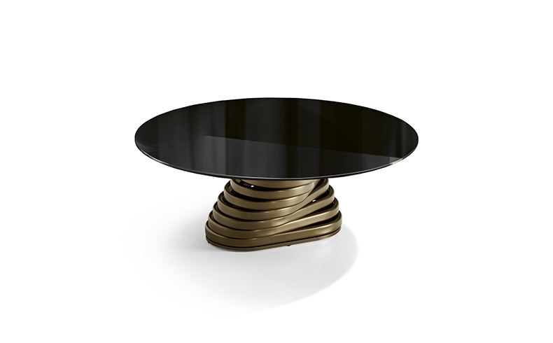 ROTOLO LOW glass top
