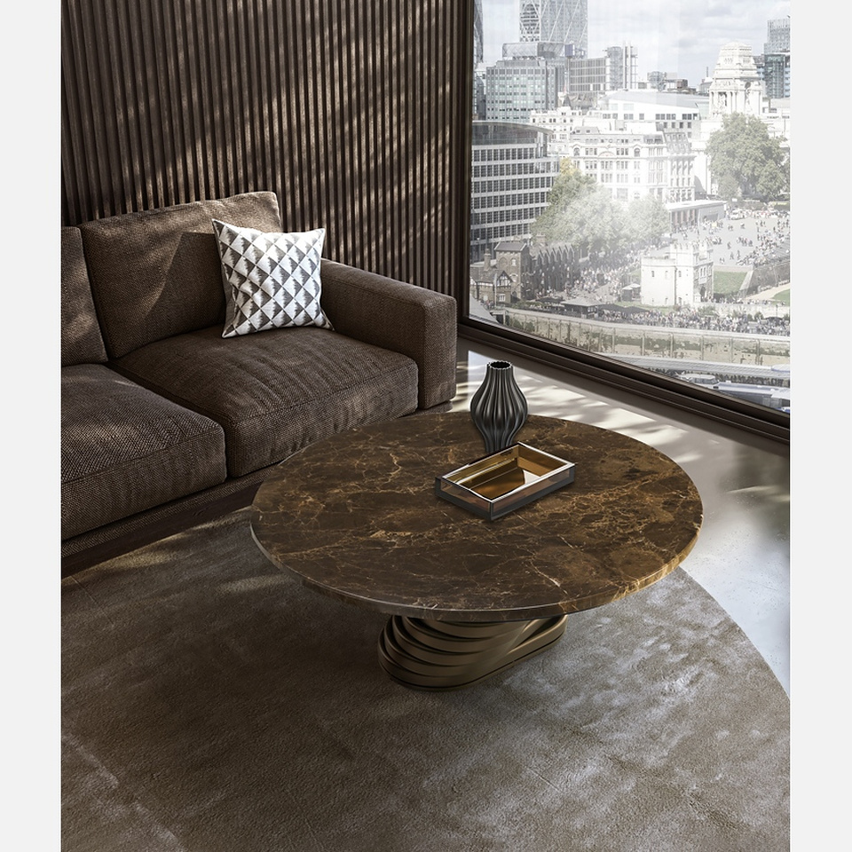 ROTOLO LOW marble top