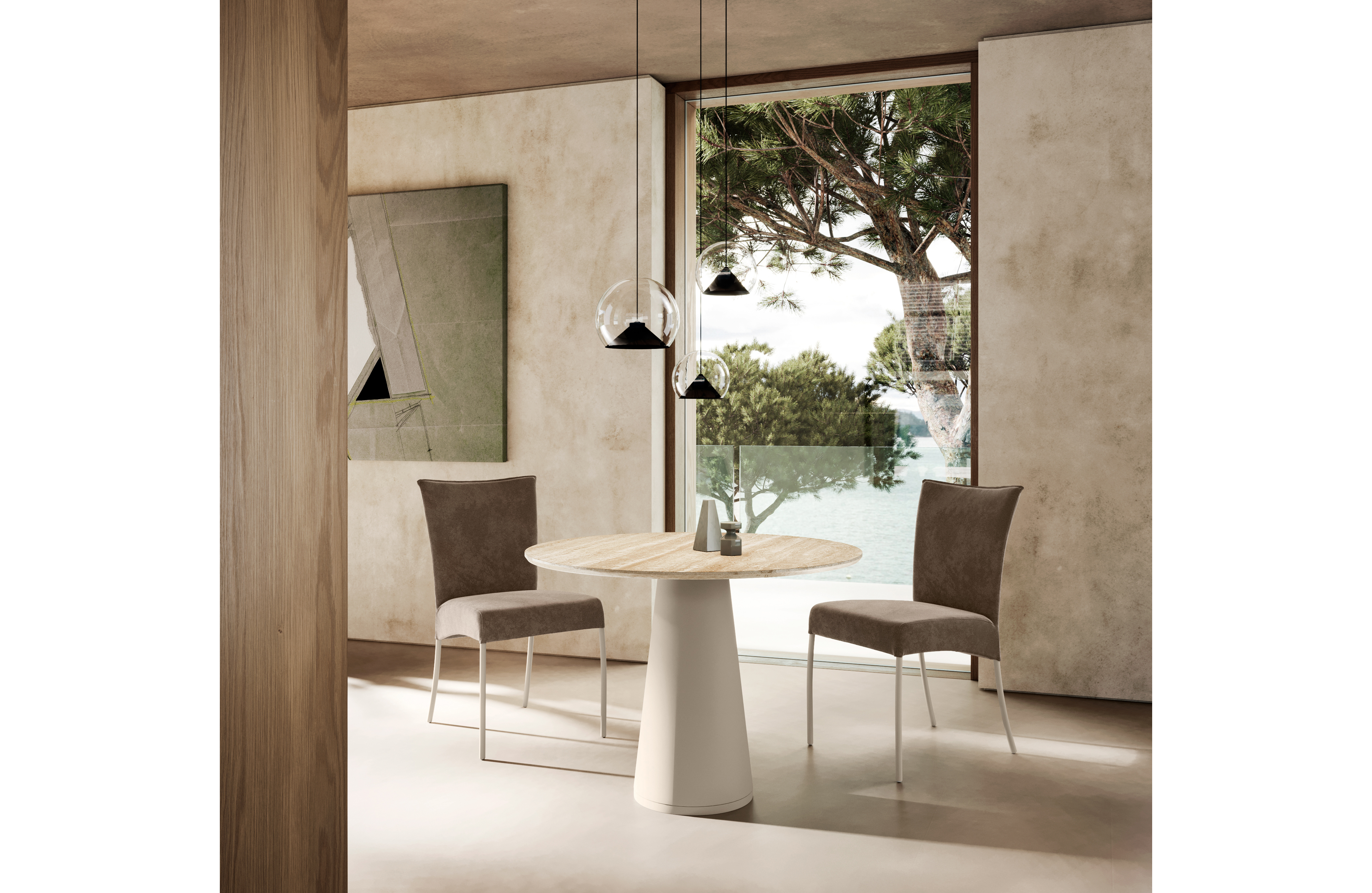 TED BISTRO marble top