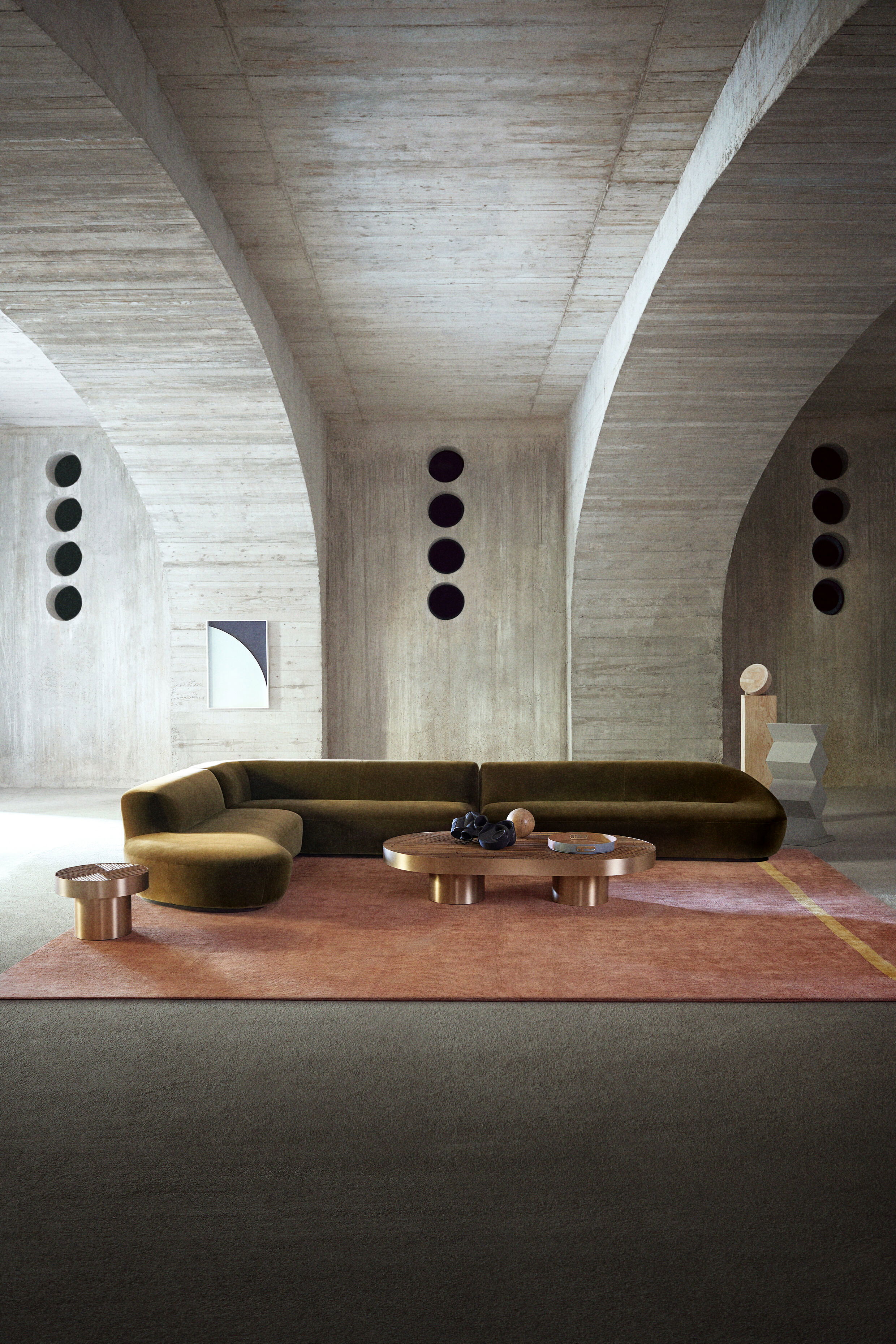 Astuccio canes coffee table