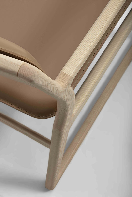 Roza Lounge Slim Armchair