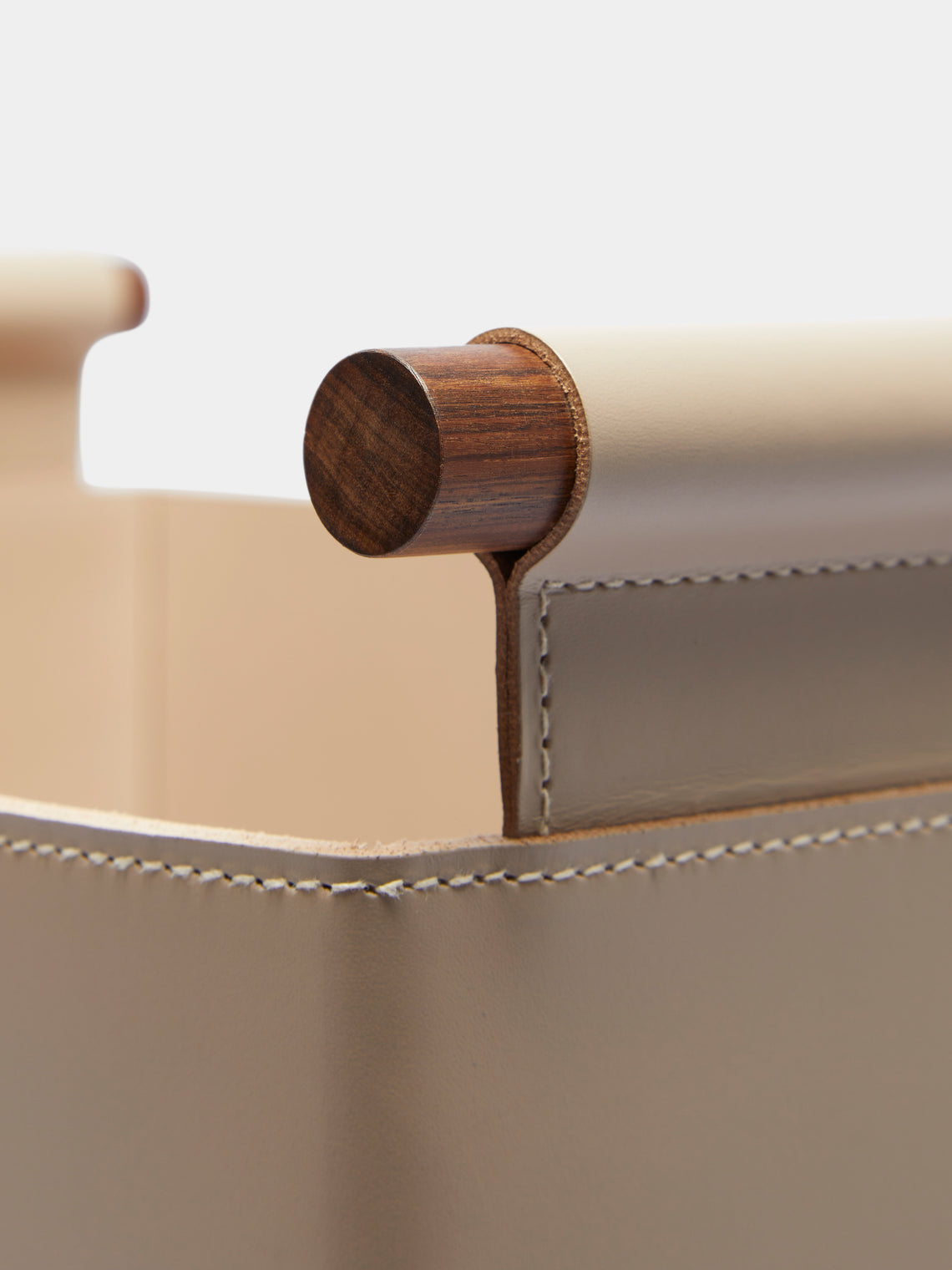 Beta Leather Basket