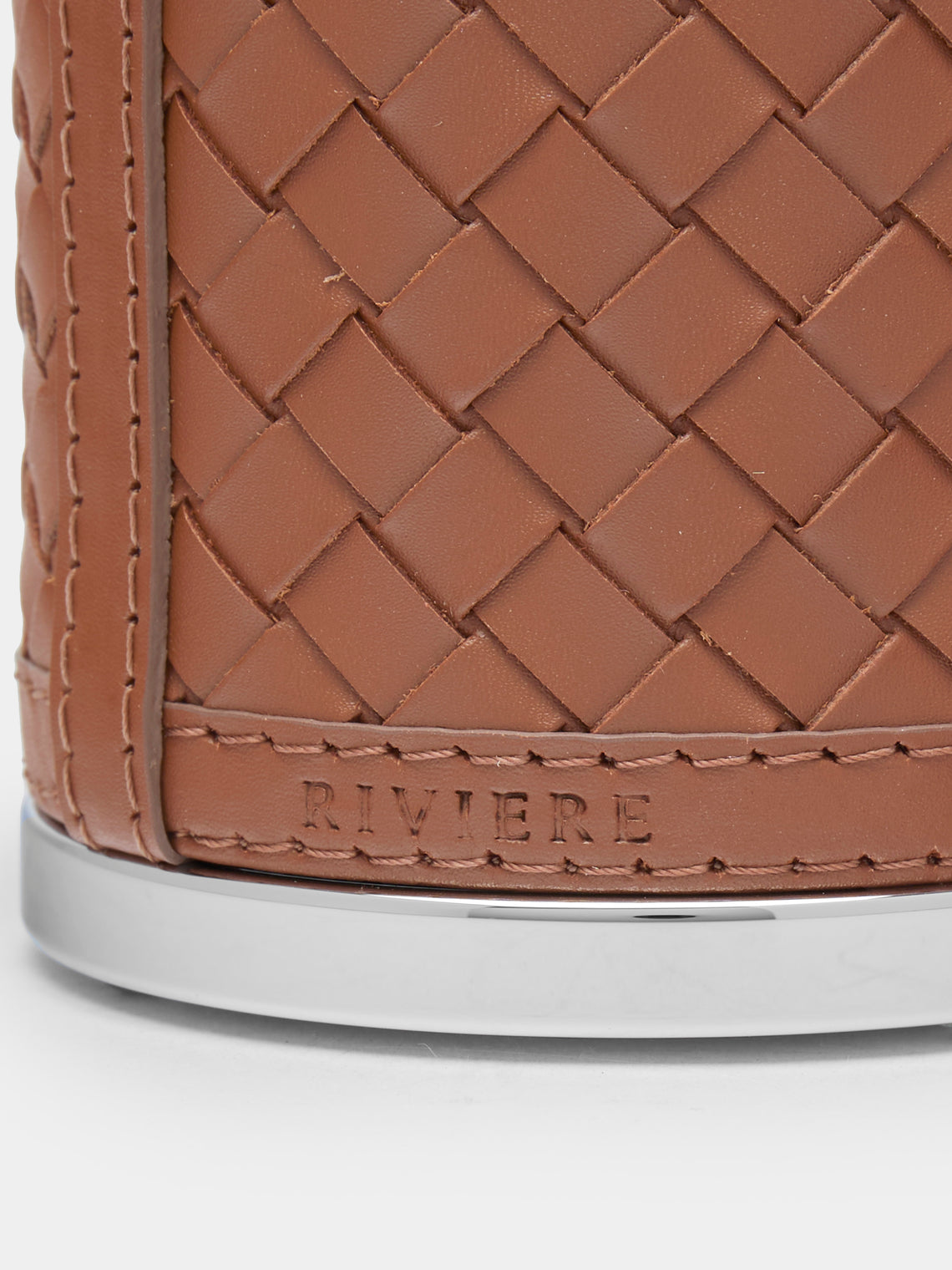 Alghero Handwoven Leather Toothbrush Holder