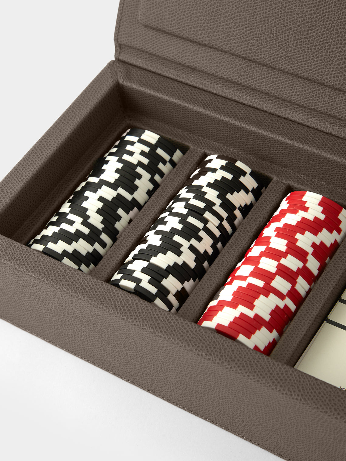 Parma Leather Poker Set