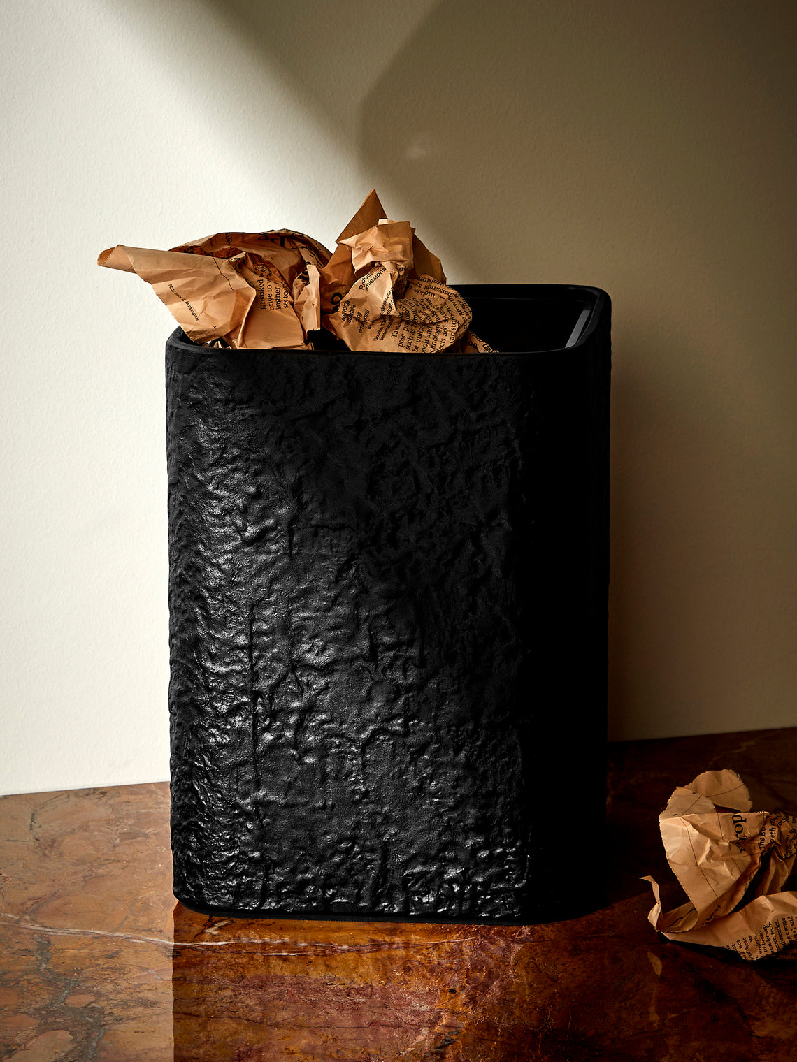 Riace Imperfect Bronze Wastepaper Bin