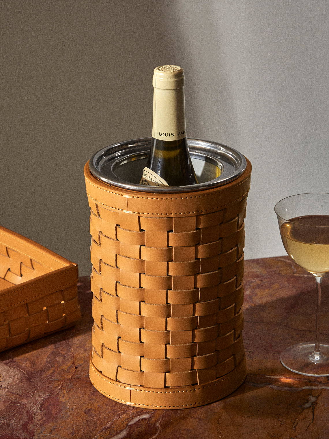 Barcelona Water-Resistant Leather Wine Cooler