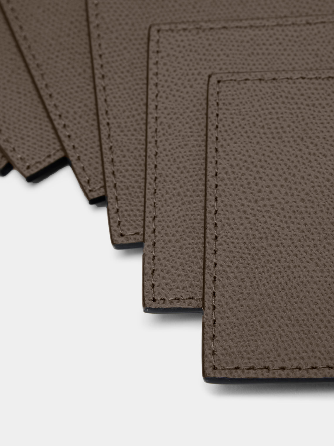 Tao Leather Coasters with Holder (Set of 6)