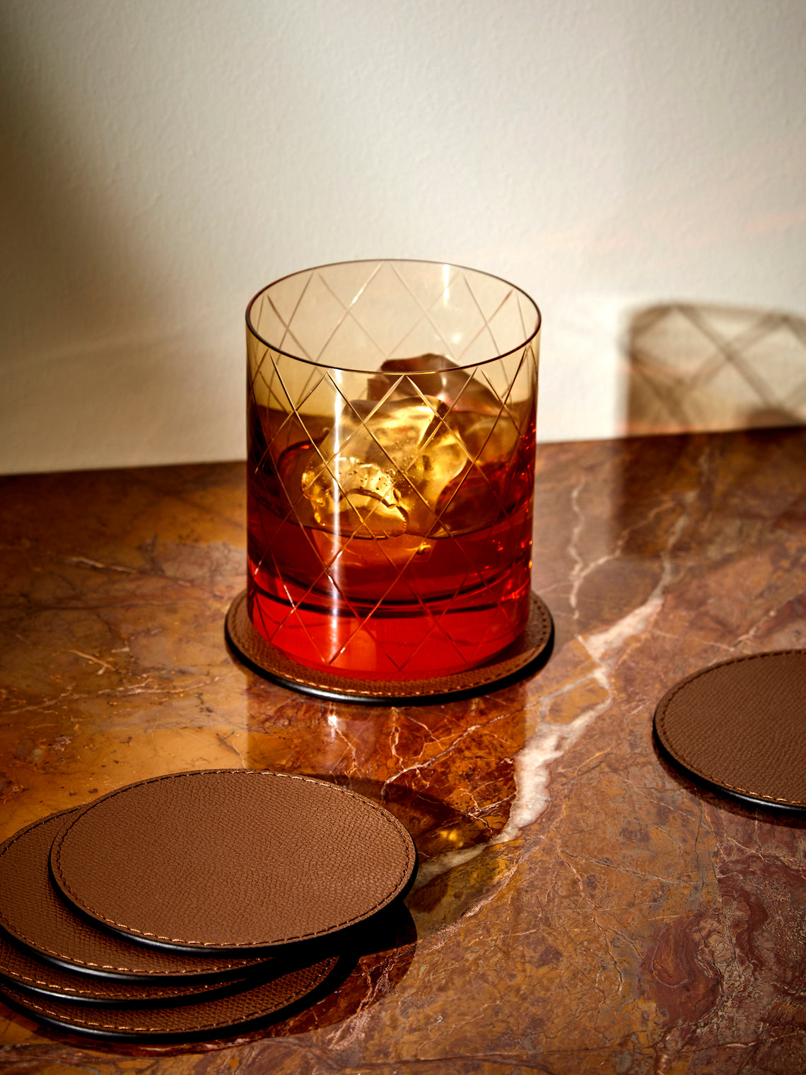 Tao Leather Coasters (Set of 6)