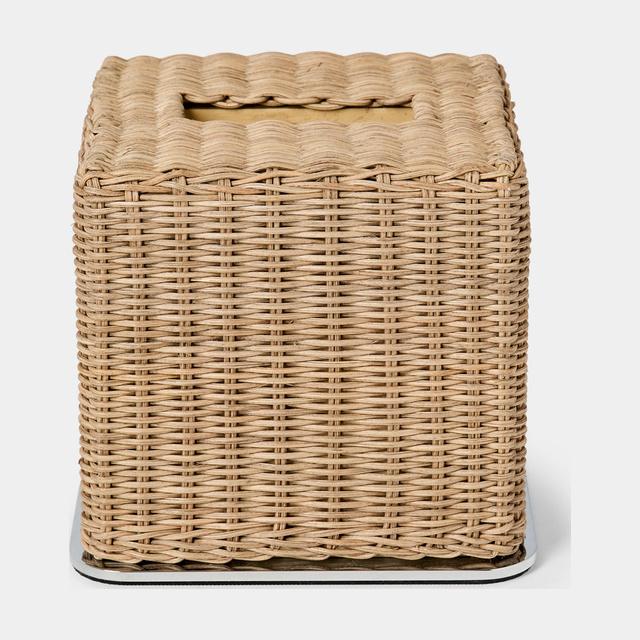 Amiens Rattan Tissue Box