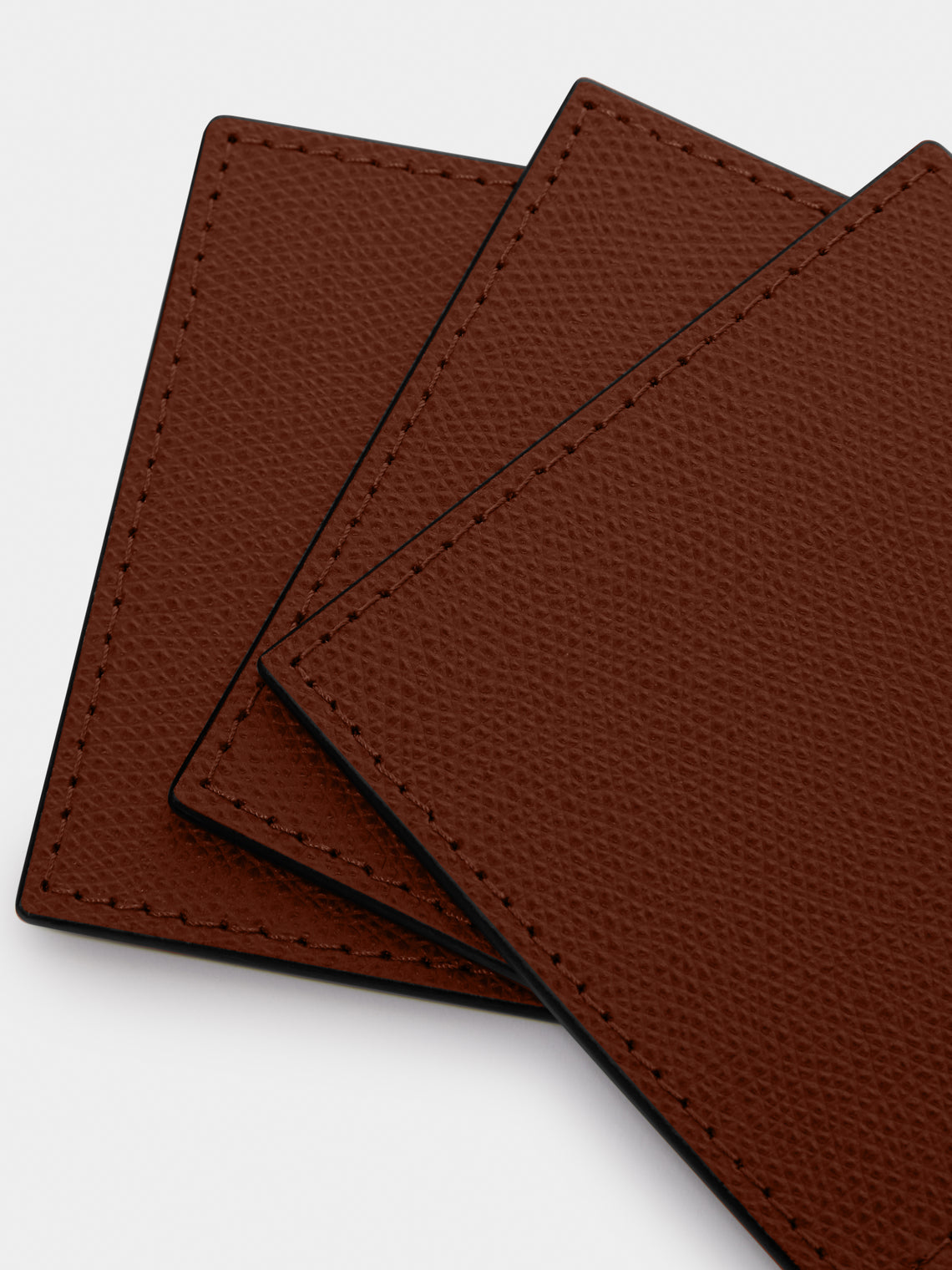 Tao Leather Square Coasters (Set of 6)