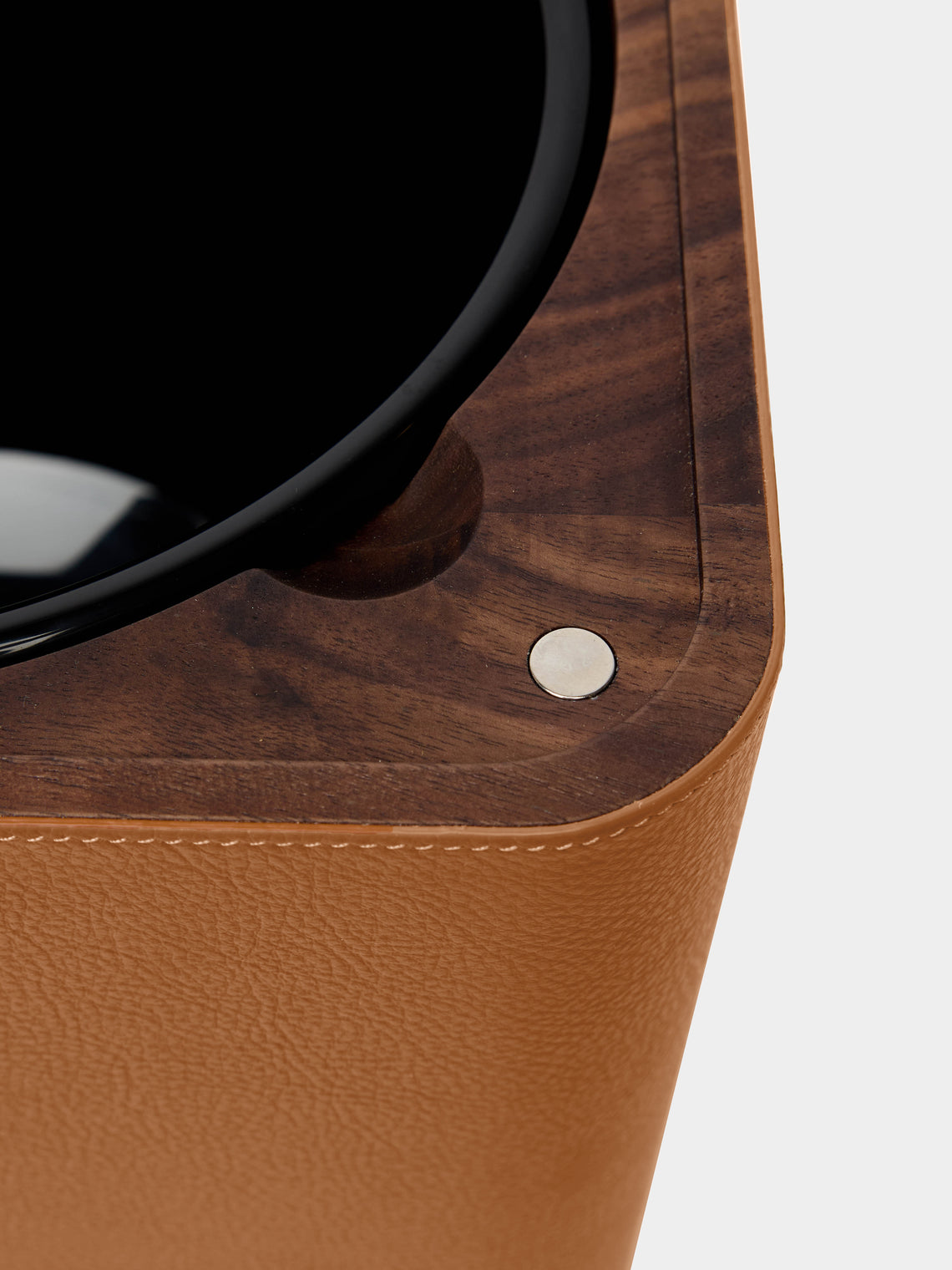 Leather Wastepaper Bin