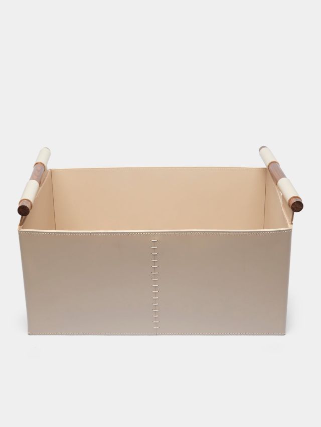 Beta Leather Basket