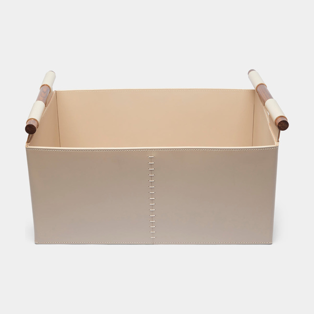Beta Leather Basket