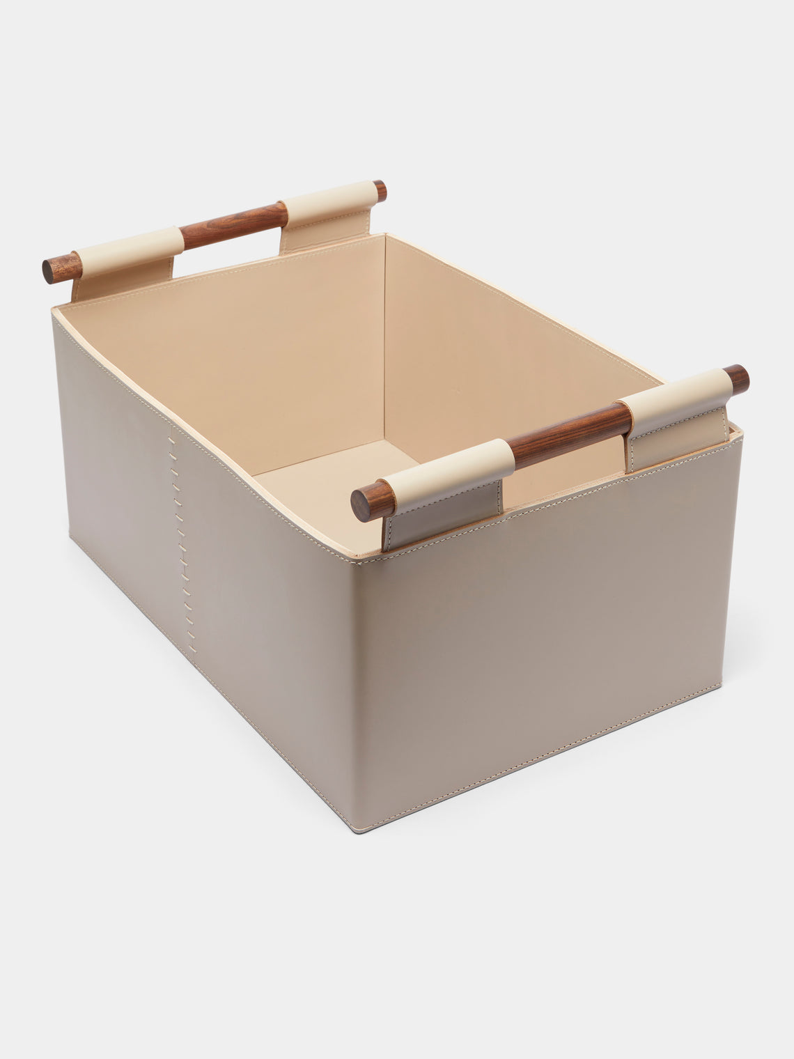 Beta Leather Basket