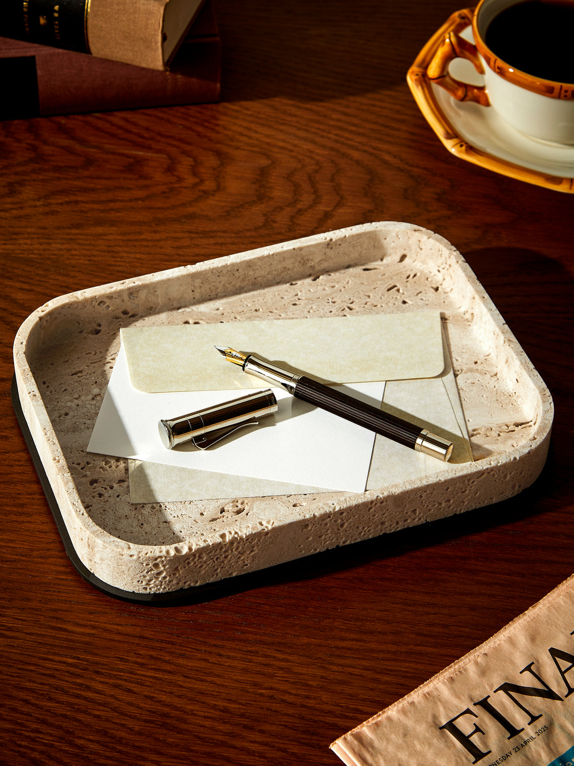 Polo Marble Valet Tray (9.5in/24cm)