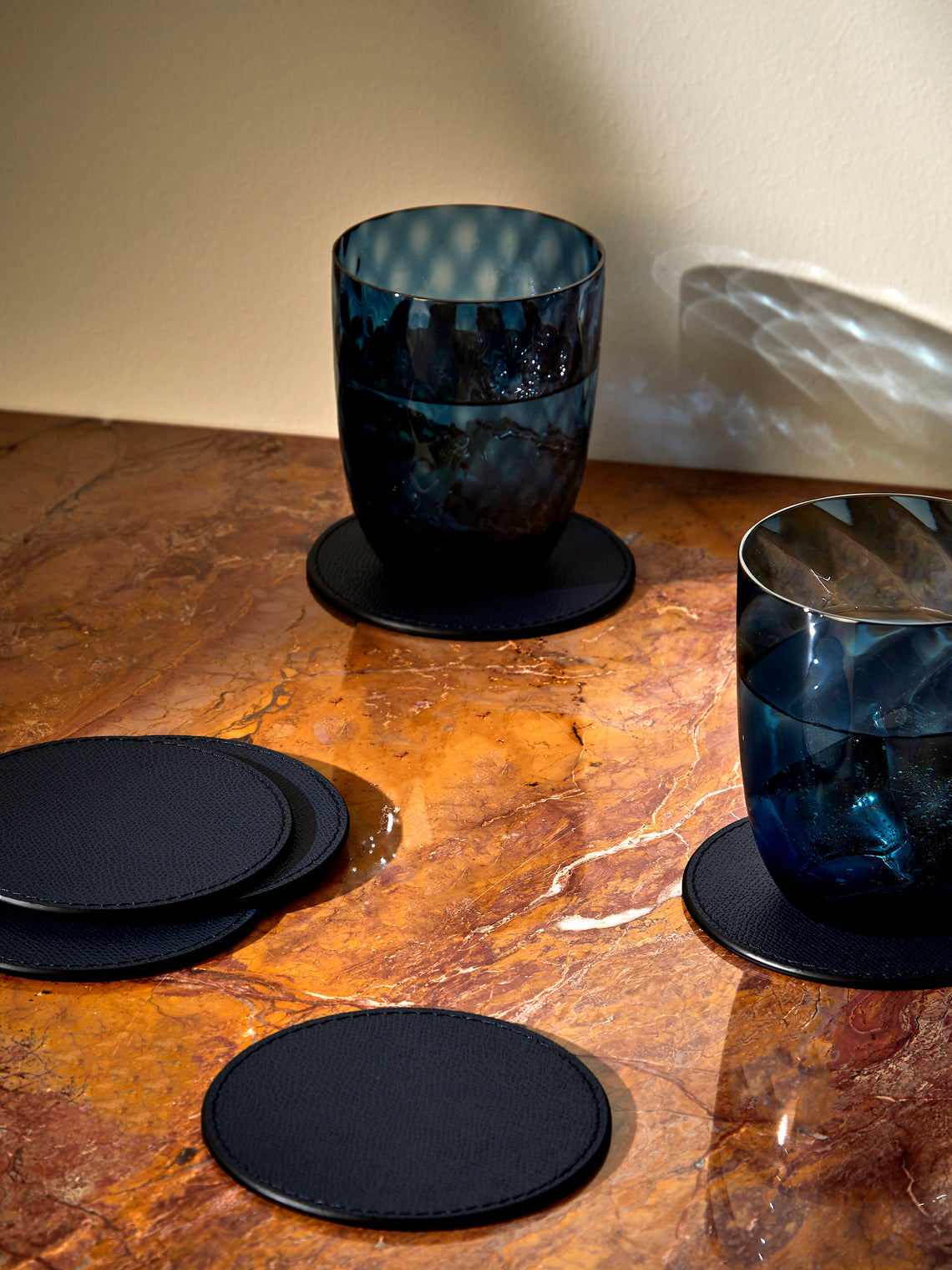 Tao Leather Coasters (Set of 6)