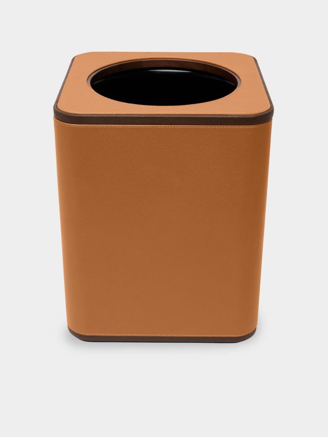 Leather Wastepaper Bin
