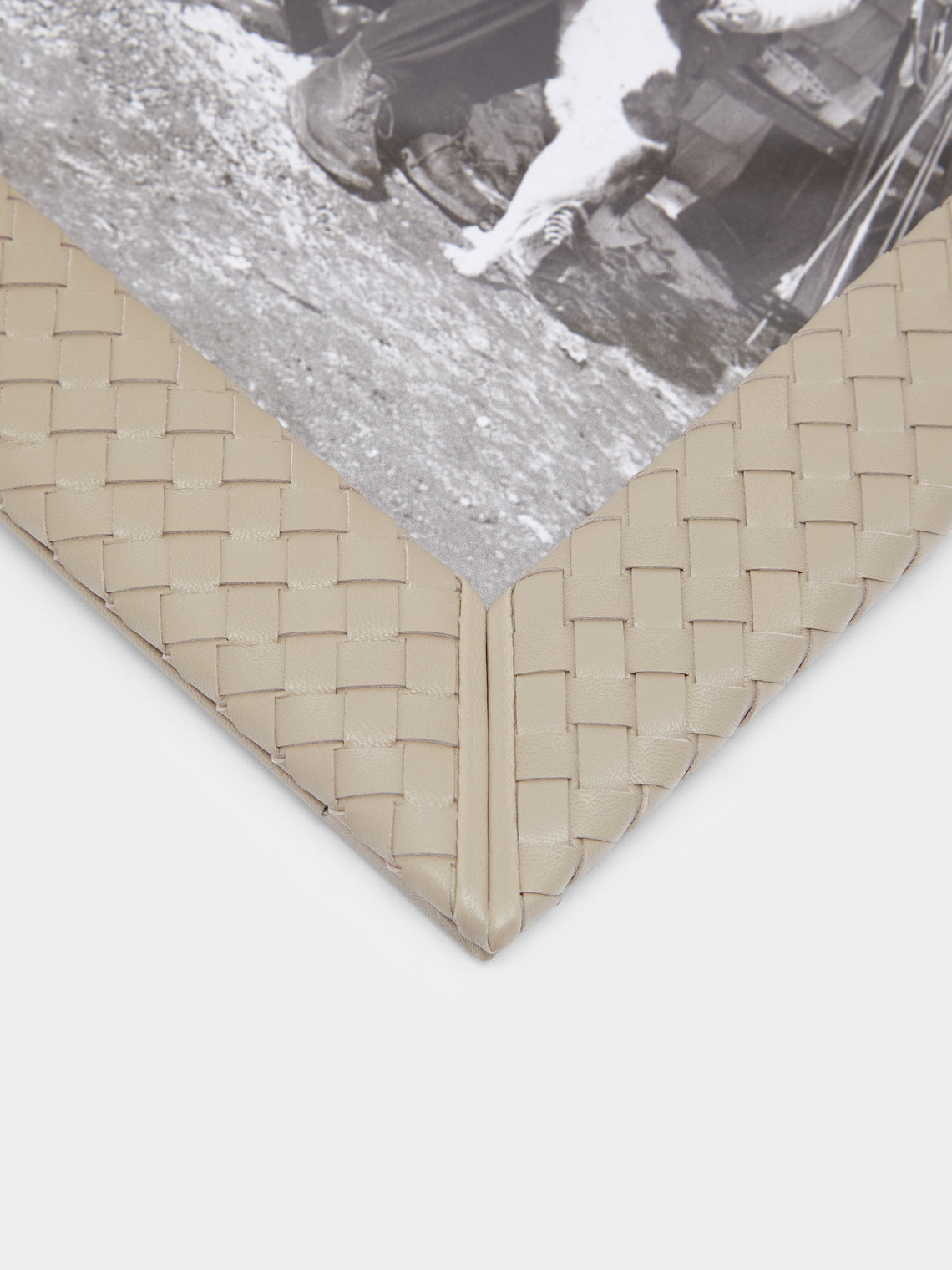 Woven Leather Photo Frame (7x9")