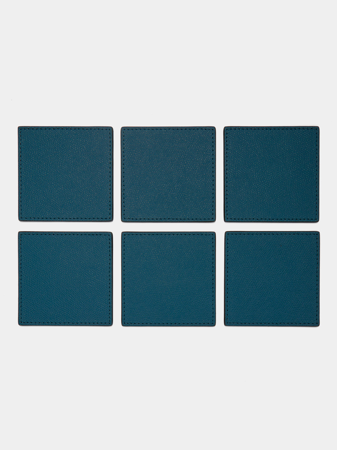 Tao Leather Square Coasters (Set of 6)