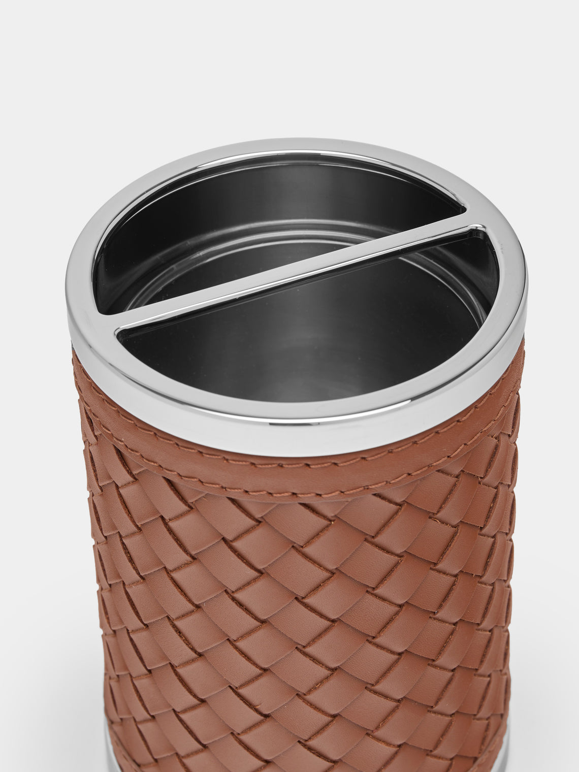 Alghero Handwoven Leather Toothbrush Holder