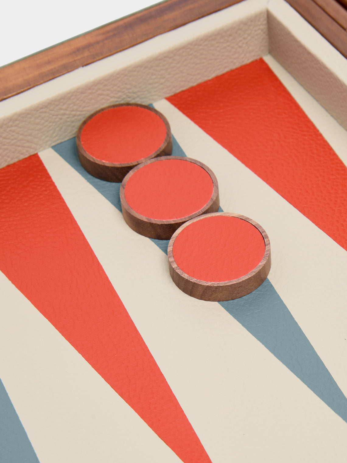 Leather Backgammon Set