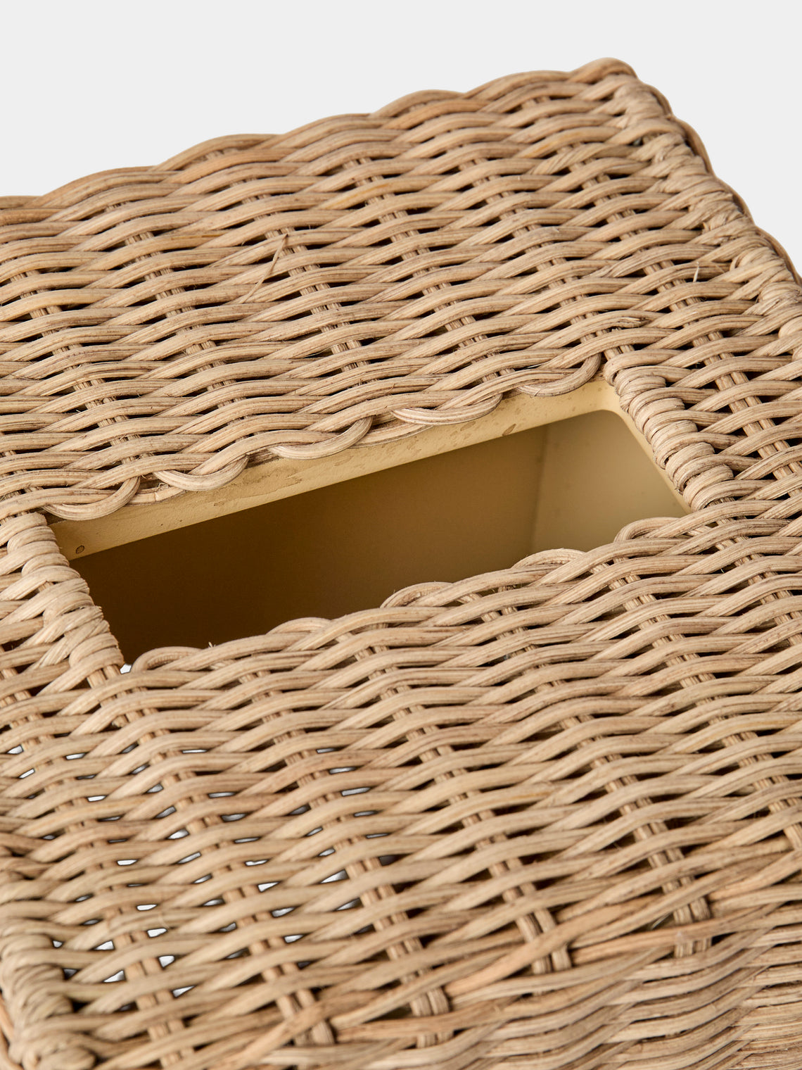 Amiens Rattan Tissue Box
