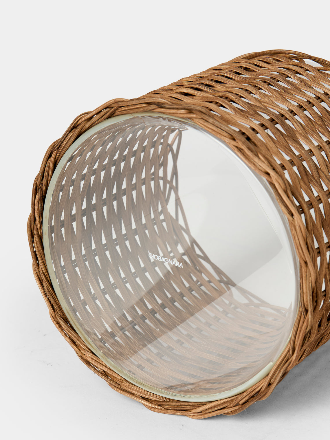 Wideville Rattan Large Candle Holder