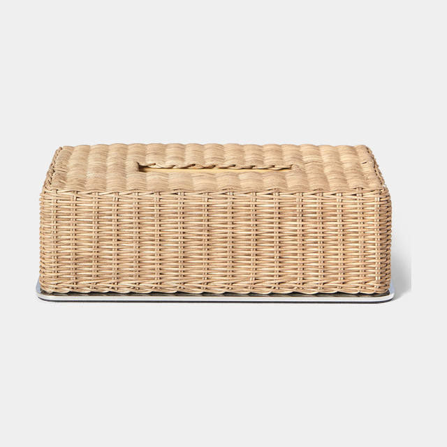 Amiens Rattan Tissue Box