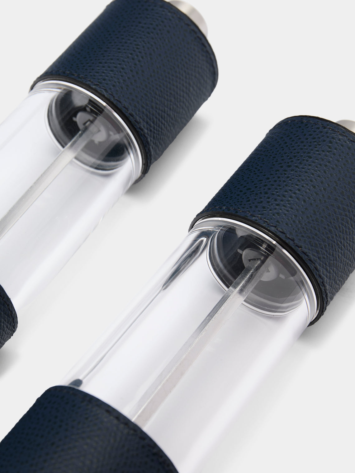 Otello Leather Salt and Pepper Mills (Set of 2)