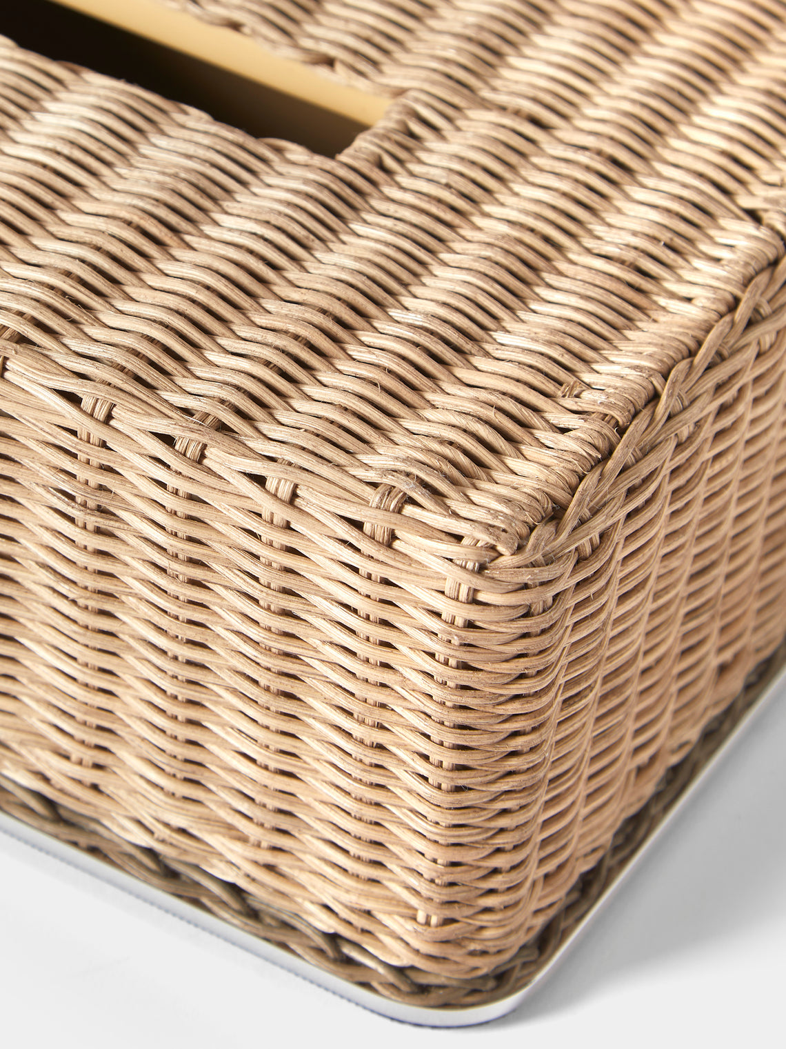 Amiens Rattan Tissue Box