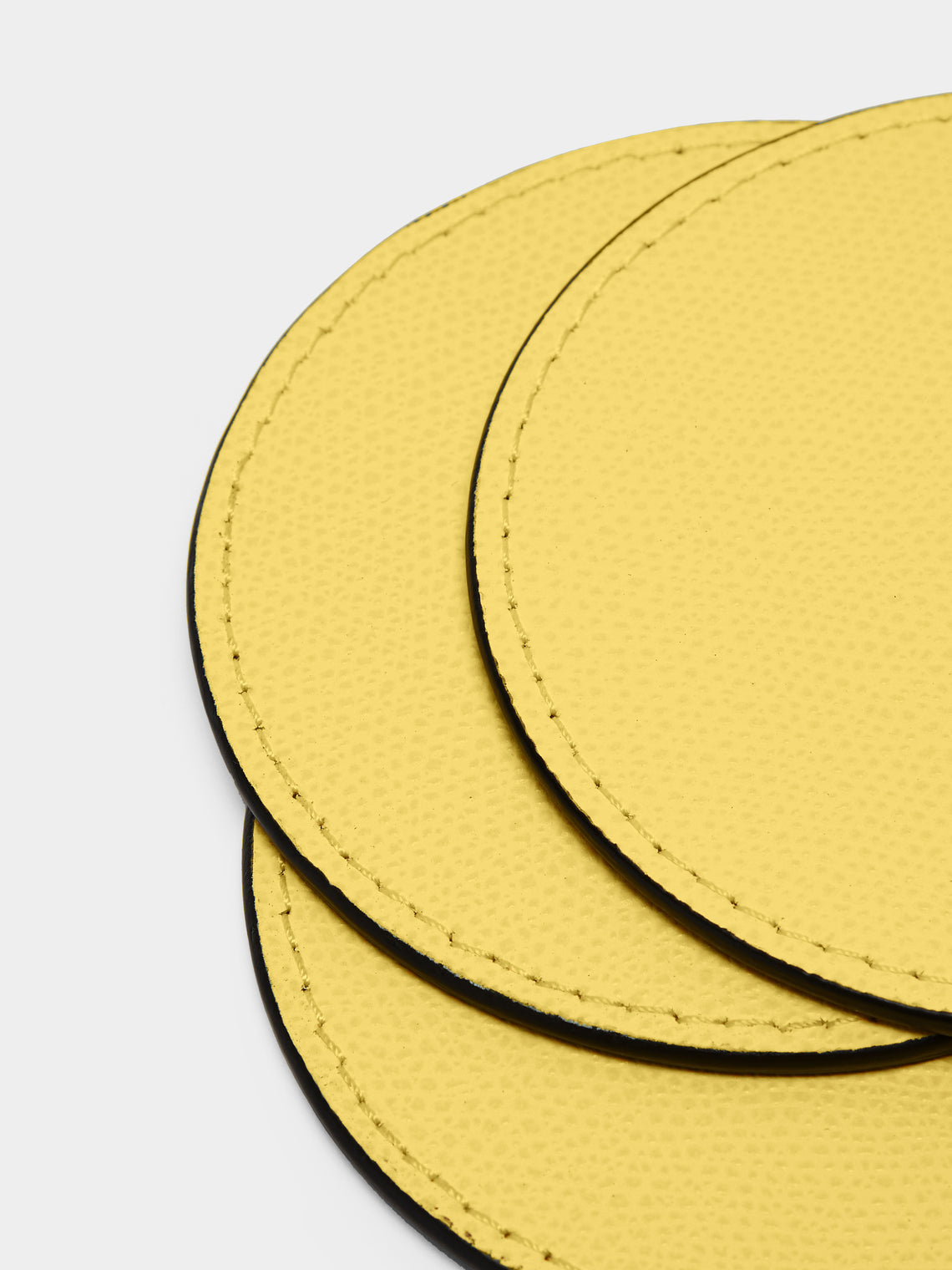 David Leather Coasters (Set of 6)
