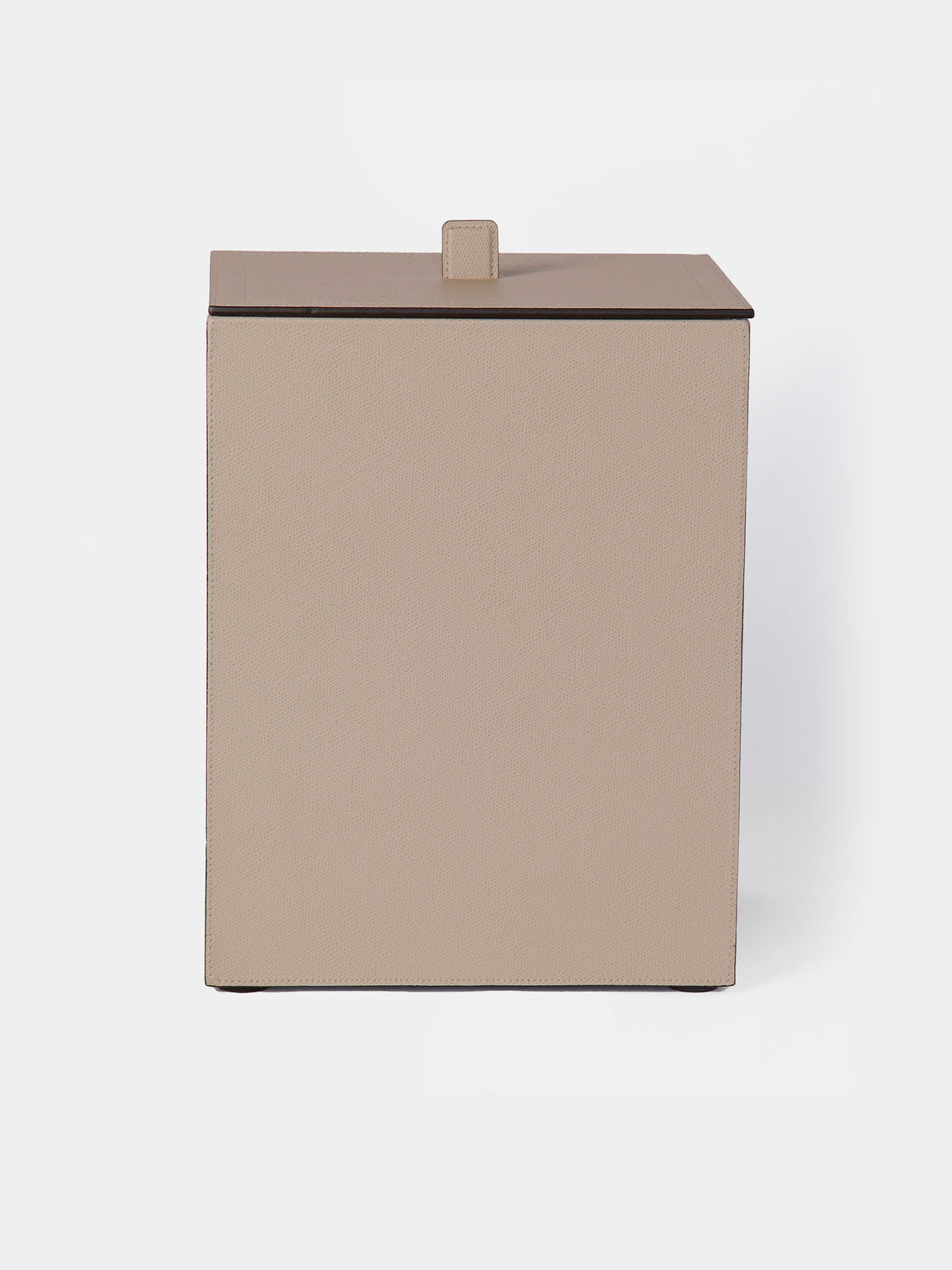 Walter Leather Wastepaper Bin