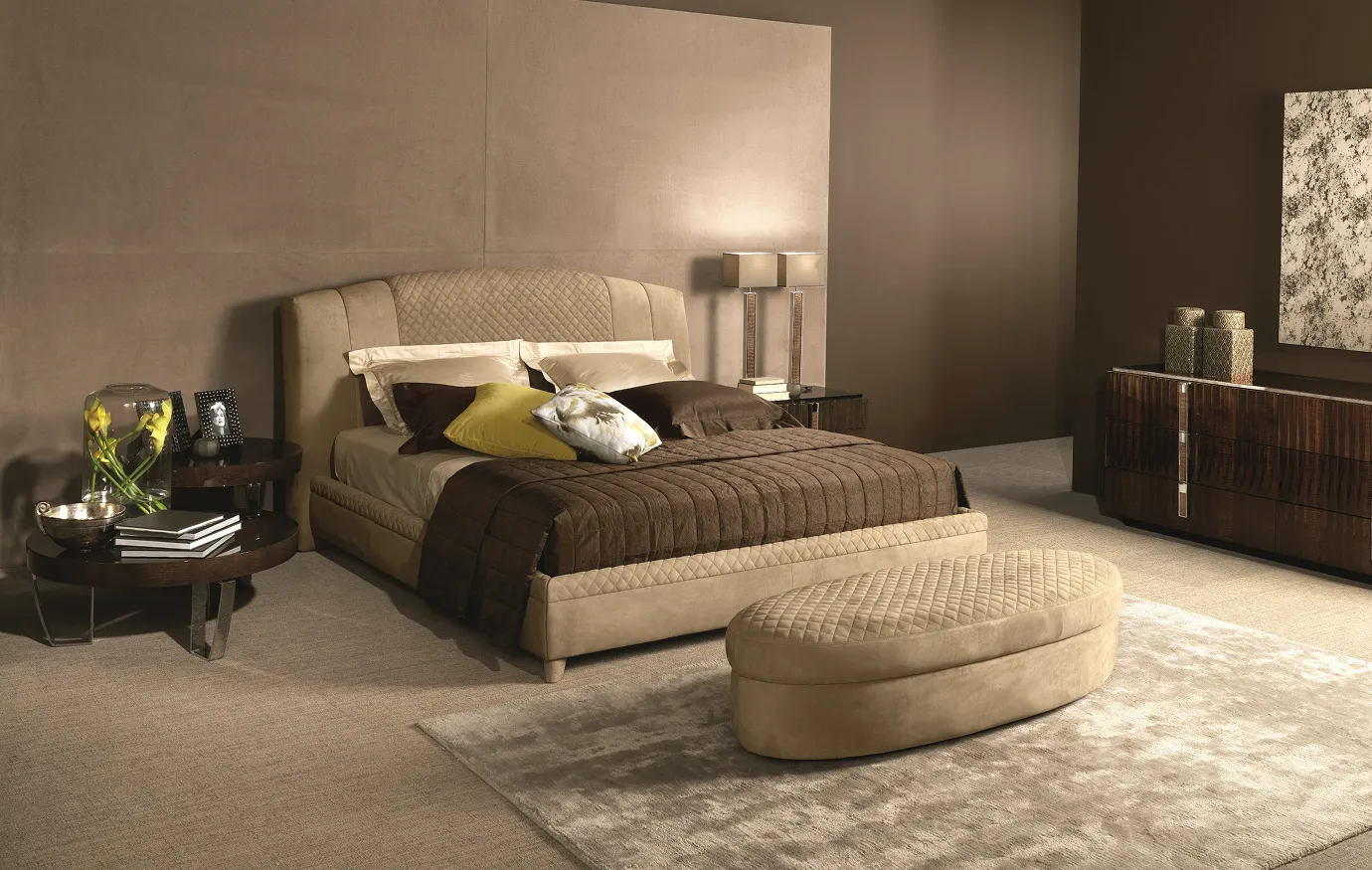 Bed Red Carpet