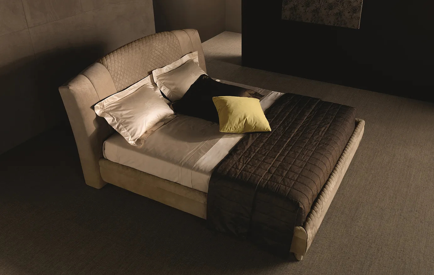 Bed Red Carpet