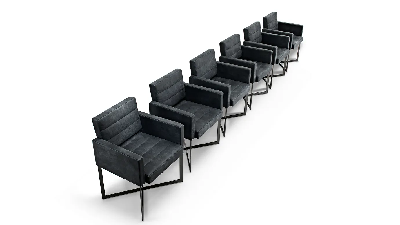 Chair metal legs Black&More
