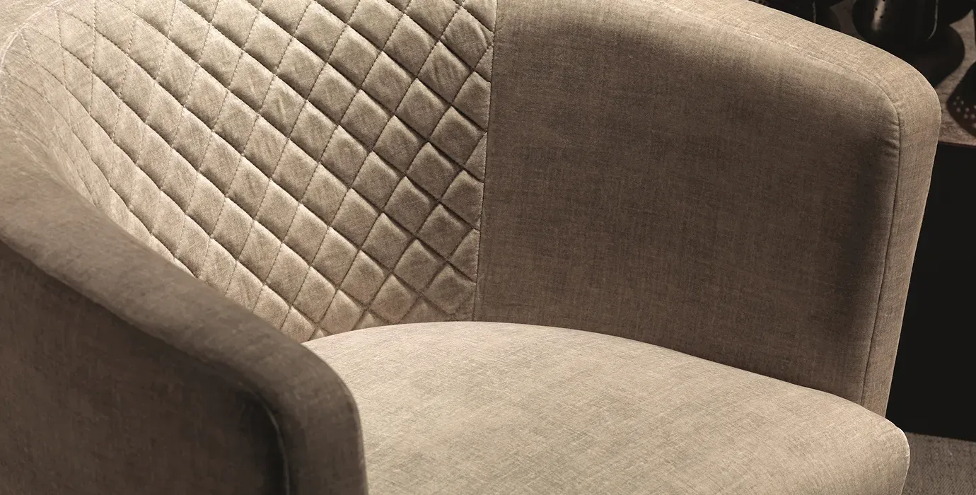 Low Occasional Armchair Red Carpet