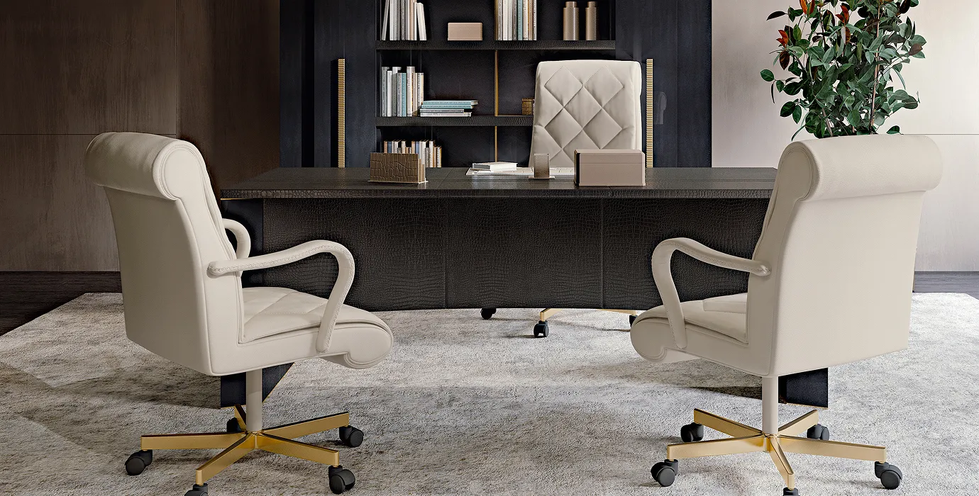 Low Office Chair with Casters Secret Love