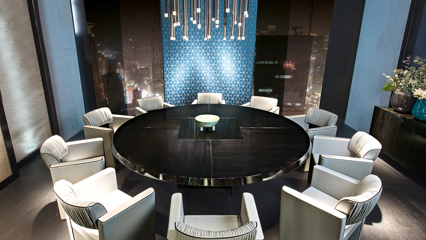 Meeting armchair Black&More