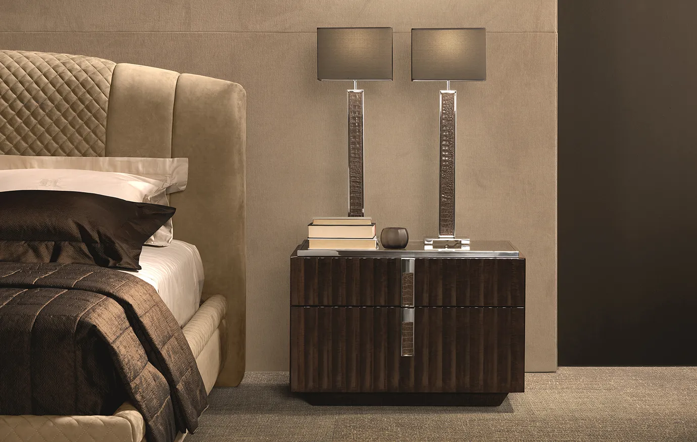 Nightstand Red Carpet