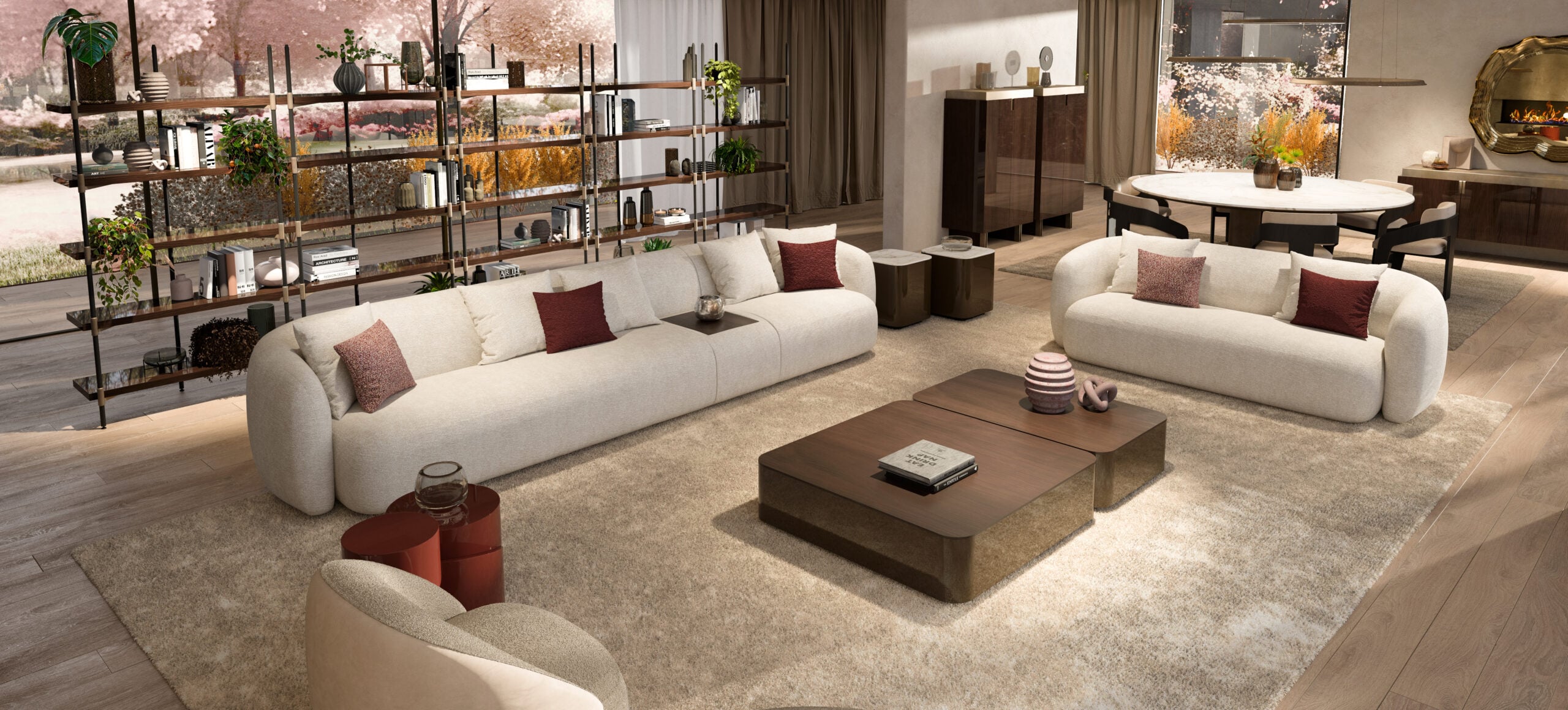 Rectangular coffee table – New Mood Collection