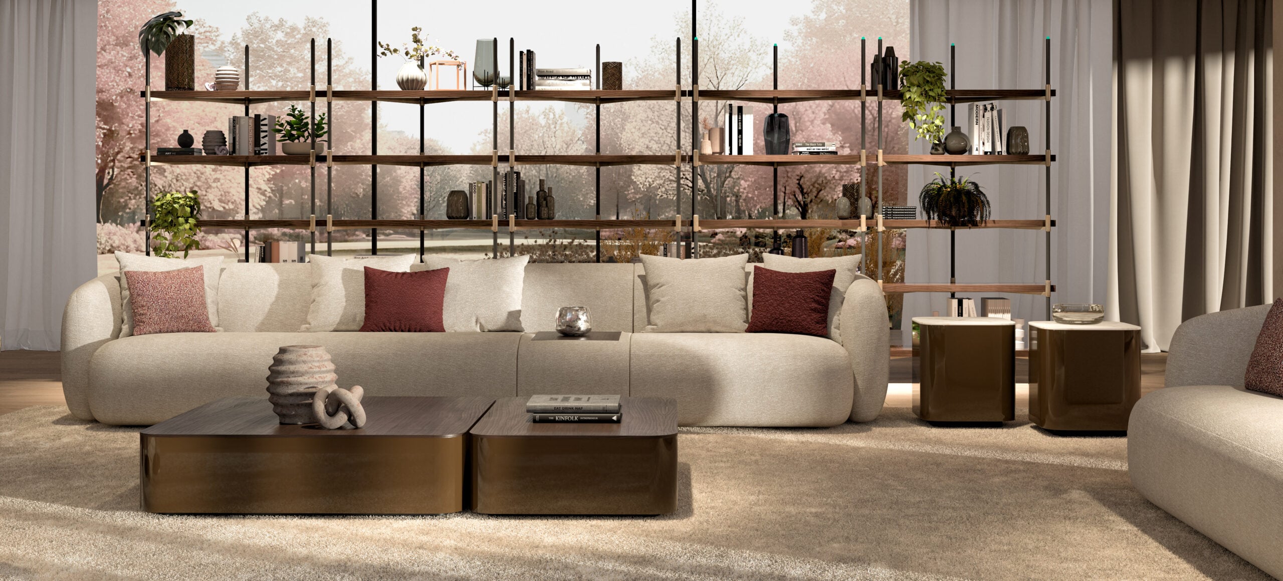 Rectangular coffee table – New Mood Collection