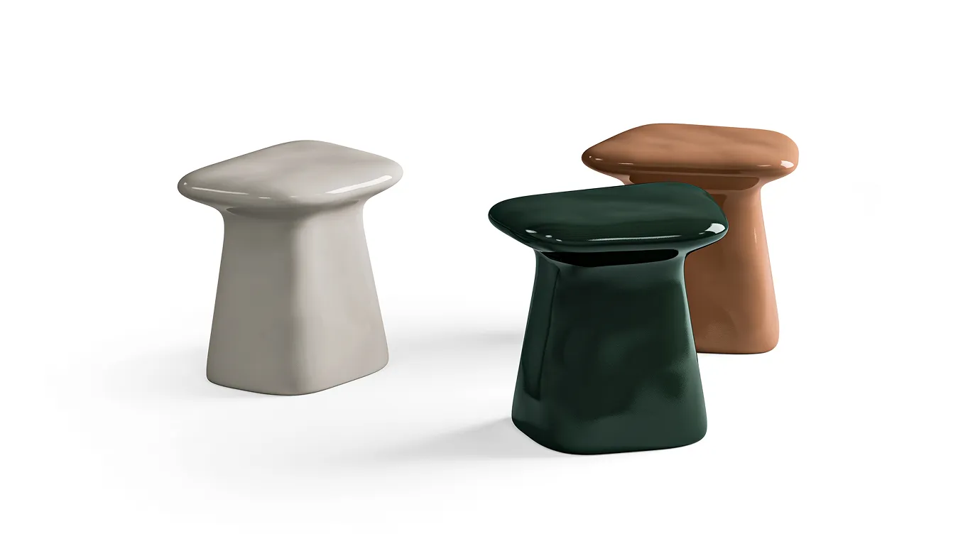 Stone side table Dwell