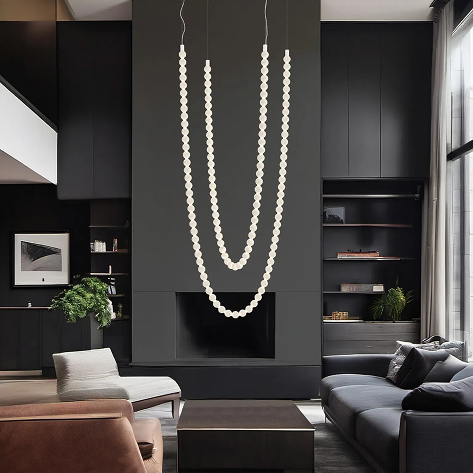 Jewel suspended