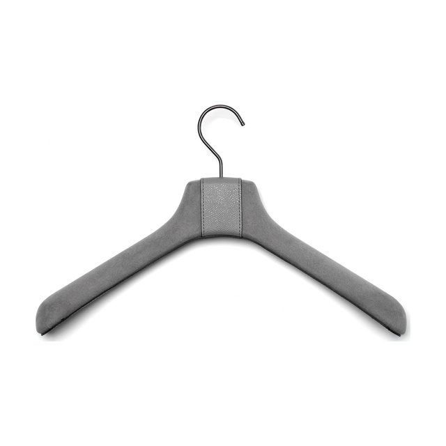 Coat Hanger with Suede