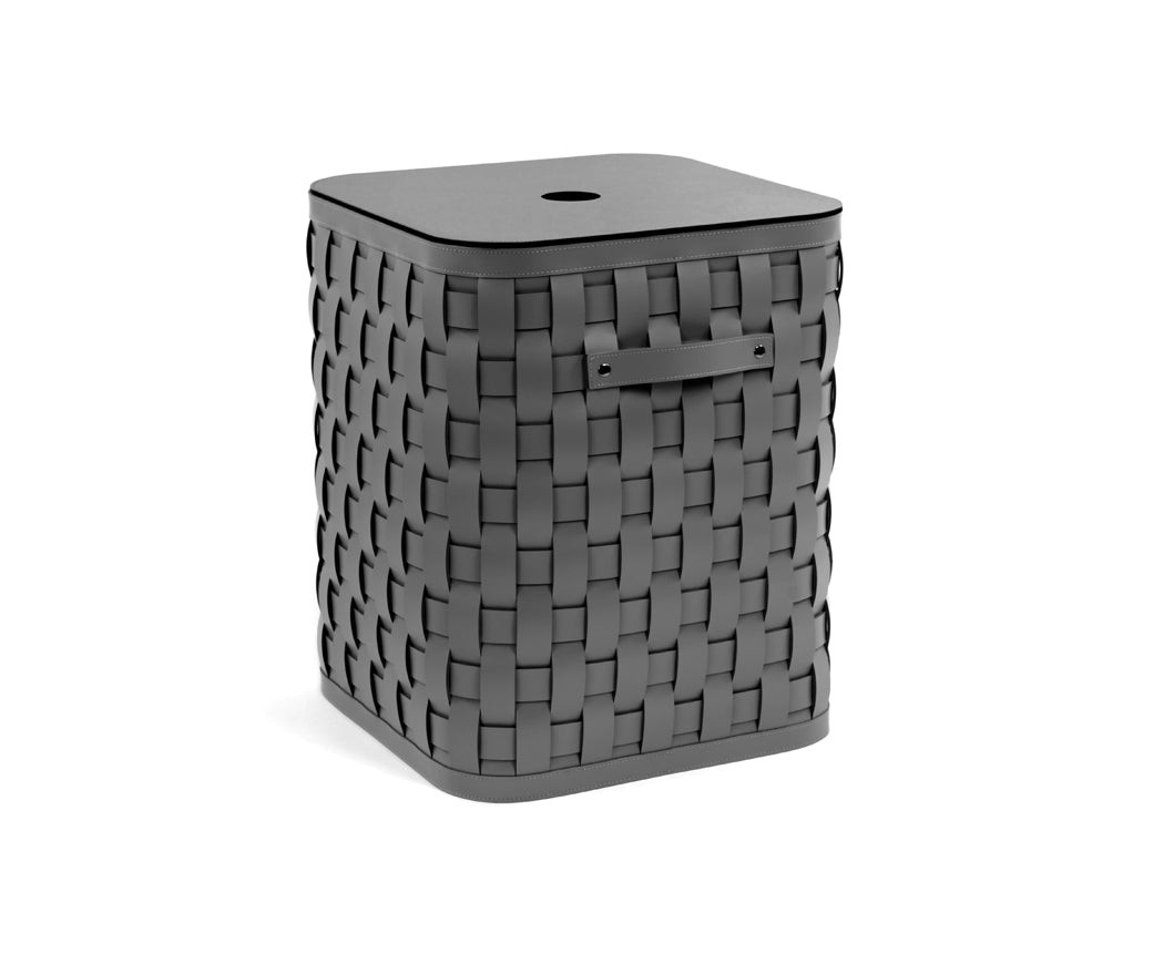 Demetra Large Square Basket with Flat Lid